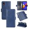 Case cover For Samsung Galaxy A01 Core / M01 Core Dual-side Magnetic Buckle Horizontal Flip Leather Case with Holder &amp; Card Slots &amp; Wallet(Dark Blue)