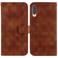 Case cover For Samsung Galaxy A50 / A30s / A50s Double 8-shaped Embossed Leather Phone Case(Brown)