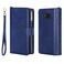 Case cover For Galaxy S8 Plus 2 in 1 Solid Color Zipper Shockproof Protective Case with Card Slots &amp; Bracket &amp; Photo Holder &amp; Wallet Function(Blue)