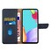 Case cover For Samsung Galaxy M10 / A10 Genuine Leather Fingerprint-proof Horizontal Flip Phone Case(Blue)