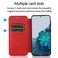 Case cover For Samsung Galaxy S21+ 5G Knight Magnetic Suction Leather Phone Case(Red)