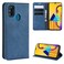 Case cover For Galaxy M30s Retro-skin Business Magnetic Suction Leather Case with Holder &amp; Card Slots &amp; Wallet(Dark Blue)