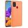 Case cover For Samsung Galaxy A21s Shockproof Crocodile Texture PC + PU Case(Orange)