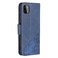 Case cover For Samsung Galaxy A22 5G Matching Color Crocodile Texture Horizontal Flip PU Leather Case with Wallet &amp; Holder &amp; Card Slots(Blue)