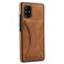 Case cover For Samsung Galaxy A51 5G Ultra-thin Shockproof Protective Case with Holder &amp; Metal Magnetic Function(Brown)