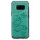 Case cover For Galaxy S8 Butterfly Embossing Pattern Shockproof Protective Case with Holder &amp; Card Slots &amp; Photo Frame(Green)