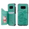 Case cover For Galaxy S8 Butterfly Embossing Pattern Shockproof Protective Case with Holder &amp; Card Slots &amp; Photo Frame(Green)