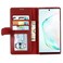 Case cover For Galaxy Note 10 GEBEI Top-grain Leather Horizontal Flip Protective Case with Holder &amp; Card Slots &amp; Wallet &amp; Photo Frame(Red Wine)