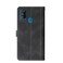 Case cover For Samsung Galaxy M30s Stitching Skin Feel Magnetic Buckle Horizontal Flip PU Leather Case with Holder &amp; Card Slots &amp; Wallet(Black)