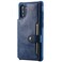Case cover For Galaxy Note 10 Plus Buckle Zipper Shockproof Protective Case with Holder &amp; Card Slots &amp; Wallet &amp; Lanyard &amp; Photos Frame(Blue)
