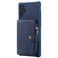 Case cover For Galaxy Note 10 Plus Zipper Shockproof Protective Case with Card Slots &amp; Bracket &amp; Photo Holder &amp; Wallet Function(Blue)