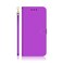 Case cover For Galaxy S8 Imitated Mirror Surface Horizontal Flip Leather Case with Holder &amp; Card Slots &amp; Wallet &amp; Lanyard(Purple)