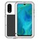 Case cover For Galaxy A70s LOVE MEI Metal Shockproof Waterproof Dustproof Protective Case(Silver)
