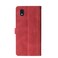 Case cover For Samsung Galaxy M1 Core Stitching Skin Feel Magnetic Buckle Horizontal Flip PU Leather Case with Holder &amp; Card Slots &amp; Wallet(Red)