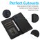 Case cover For Samsung Galaxy A51 5G Calf Texture 2 in 1 Detachable Magnetic Back Cover Horizontal Flip Leather Case with Holder &amp; Card Slots &amp; Wallet &amp; Photo Frame(Black)