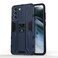 Case cover For Samsung Galaxy S21 5G Supersonic PC + TPU Shock-proof Case with Holder(Dark Blue)