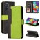 Case cover For Samsung Galaxy A51 4G / M40s 4G Business Stitching-Color Horizontal Flip PU Leather Case with Holder &amp; Card Slots &amp; Photo Frame(Green)