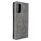Case cover For Galaxy S20 Rhombus Texture Horizontal Flip Magnetic Leather Case with Holder &amp; Card Slots(Grey)