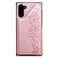 Case cover For Galaxy Note 10 Six Cats Embossing Pattern Protective Case with Holder &amp; Card Slots &amp; Photo Frame(Rose Gold)