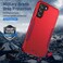 Case cover For Samsung Galay S21 5G Pioneer Armor Heavy Duty PC + TPU Shockproof Case(Red)