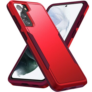 Case cover For Samsung Galay S21 5G Pioneer Armor Heavy Duty PC + TPU Shockproof Case(Red)