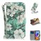 Case cover For Samsung Galaxy A21s 3D Painted Pattern Magnetic Attraction Horizontal Flip Leather Case with Holder &amp; Card Slot &amp; Wallet &amp; Lanyard(Watercolor Flowers)