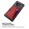 Case cover For Samsung Galaxy Note9 Glitter Magnetic Card Bag Phone Case(Red)