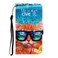 Case cover For Samsung Galaxy A02 3D Colored Drawing Horizontal Flip Leather Phone Case with Holder &amp; Card Slots &amp; Wallet(Underwater Cat)