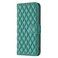Case cover For Samsung Galaxy A42 5G Diamond Lattice Wallet Leather Flip Phone Case(Green)