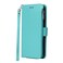 Case cover For Samsung Galaxy A90 5G Microfiber Zipper Horizontal Flip Leather Case(Green)
