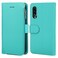 Case cover For Samsung Galaxy A90 5G Microfiber Zipper Horizontal Flip Leather Case(Green)