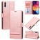 Case cover For Samsung Galaxy A50 Classic Wallet Flip Leather Phone Case(Pink)
