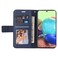 Case cover For Samsung Galaxy A51 GQUTROBE Right Angle Leather Phone Case(Blue)