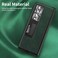 Case cover For Samsung Galaxy Z Fold3 5G Napa Texture All-inclusive Phone Case(Green)
