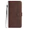 Case cover For Samsung Galaxy Xcover 5 Heart Pattern Skin Feel Leather Phone Case(Brown)