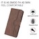 Case cover For Samsung Galaxy Xcover 5 Heart Pattern Skin Feel Leather Phone Case(Brown)