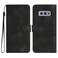 Case cover For Samsung Galaxy S10e Heart Pattern Skin Feel Leather Phone Case(Black)