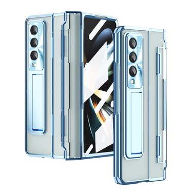 Case cover For Samsung Galaxy Z Fold3 5G Phantom Series Integrated Folding Phone Case(Blue)