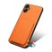 Case cover For Samsung Galaxy A51 5G Denior Imitation Calf Leather Back Phone Case with Holder(Orange)