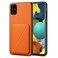 Case cover For Samsung Galaxy A51 5G Denior Imitation Calf Leather Back Phone Case with Holder(Orange)
