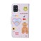 Case cover For Samsung Galaxy A71 Colored Drawing Pattern Horizontal Flip Leather Case with Holder &amp; Card Slots &amp; Wallet(Bear)