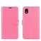 Case cover For Samsung Galaxy A01 Core / M01 Core Litchi Texture Horizontal Flip Protective Case with Holder &amp; Card Slots &amp; Wallet(Rose red)