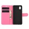 Case cover For Samsung Galaxy A01 Core / M01 Core Litchi Texture Horizontal Flip Protective Case with Holder &amp; Card Slots &amp; Wallet(Rose red)