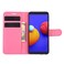 Case cover For Samsung Galaxy A01 Core / M01 Core Litchi Texture Horizontal Flip Protective Case with Holder &amp; Card Slots &amp; Wallet(Rose red)