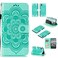 Case cover For Samsung Galaxy A01 Core Mandala Embossing Pattern Horizontal Flip PU Leather Case with Holder &amp; Card Slots &amp; Walle &amp; Lanyard(Green)