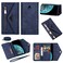 Case cover For Samsung Galaxy J7 (2017) / J730 EU Version Skin Feel Zipper Horizontal Flip Leather Case with Holder &amp; Card Slots &amp; Photo Frame &amp; Lanyard &amp; Long Rope(Blue)