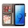 Case cover Leather Protective Case For Galaxy S9(Gray)