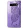 Case cover Butterfly Love Flowers Embossing Horizontal Flip Leather Case For Galaxy S10 5G with Holder &amp; Card Slots &amp; Wallet &amp; Lanyard(Light purple)