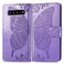 Case cover Butterfly Love Flowers Embossing Horizontal Flip Leather Case For Galaxy S10 5G with Holder &amp; Card Slots &amp; Wallet &amp; Lanyard(Light purple)