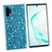 Case cover Plating Glittery Powder Shockproof TPU Case For Galaxy Note 10+(Silver)